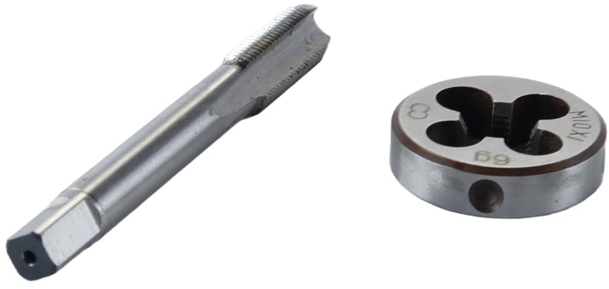 M10 X 1 Tap en Snijdraadset - HSS Staal - Rechtse Draad - Voor Precisie Threading - ShopVlot