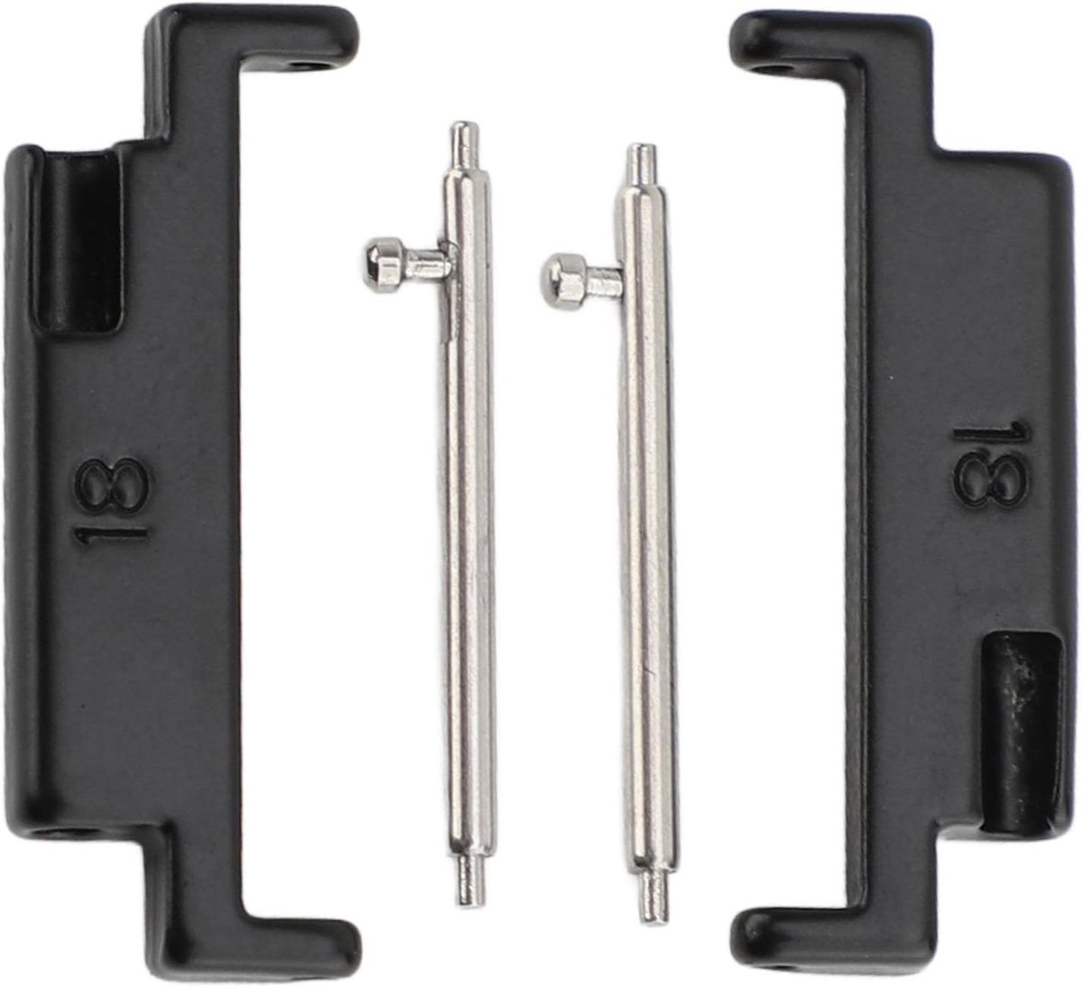 Stalen Horloge Band Adapter - Metalen Verbinding - Universele Adapters 18-22mm - Voor Het Wisselen Van Horlogebanden - ShopVlot
