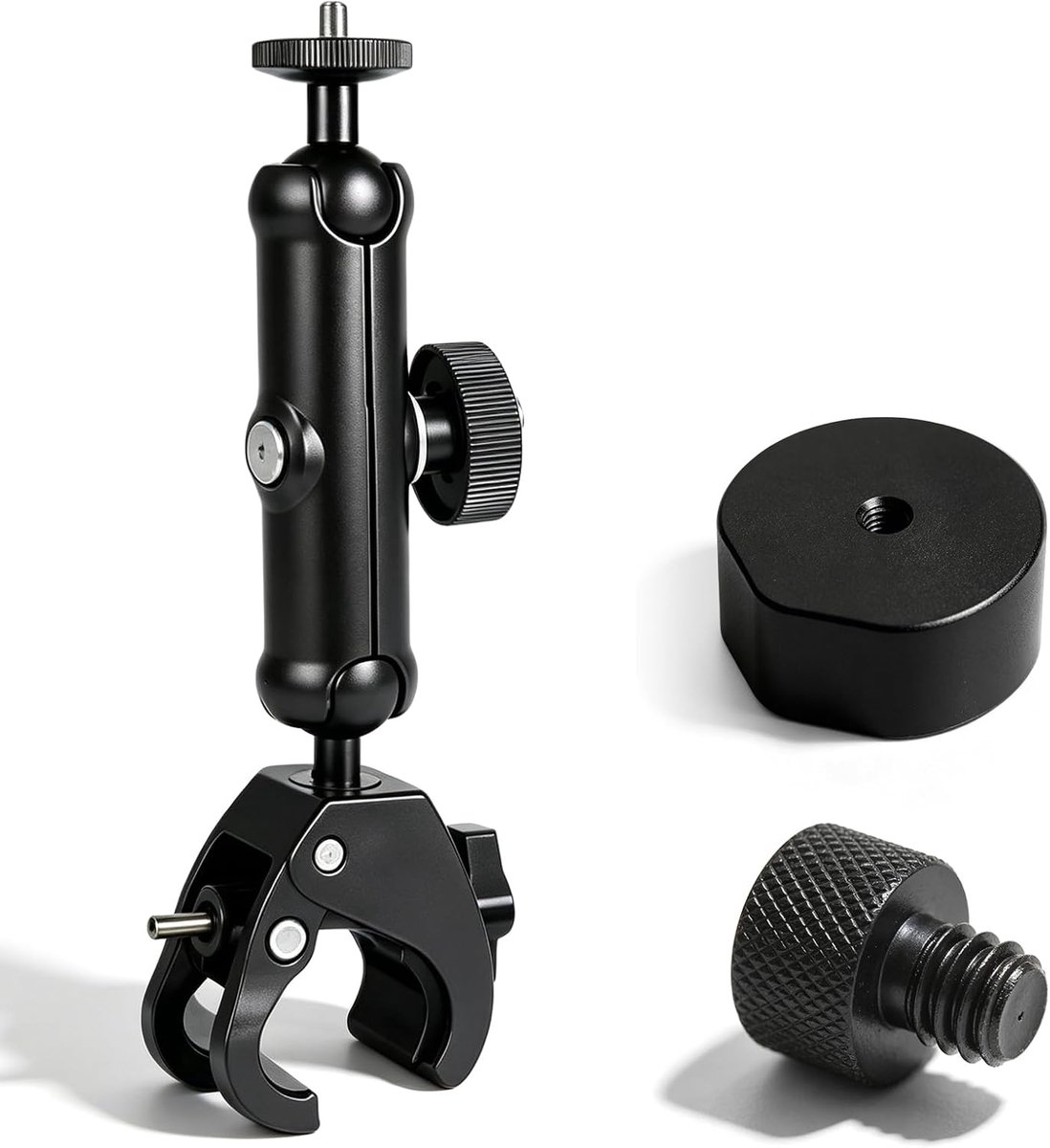 Mini-houder voor satellietstatief - aluminium - verstelbaar - ideaal voor camper en camping - ShopVlot