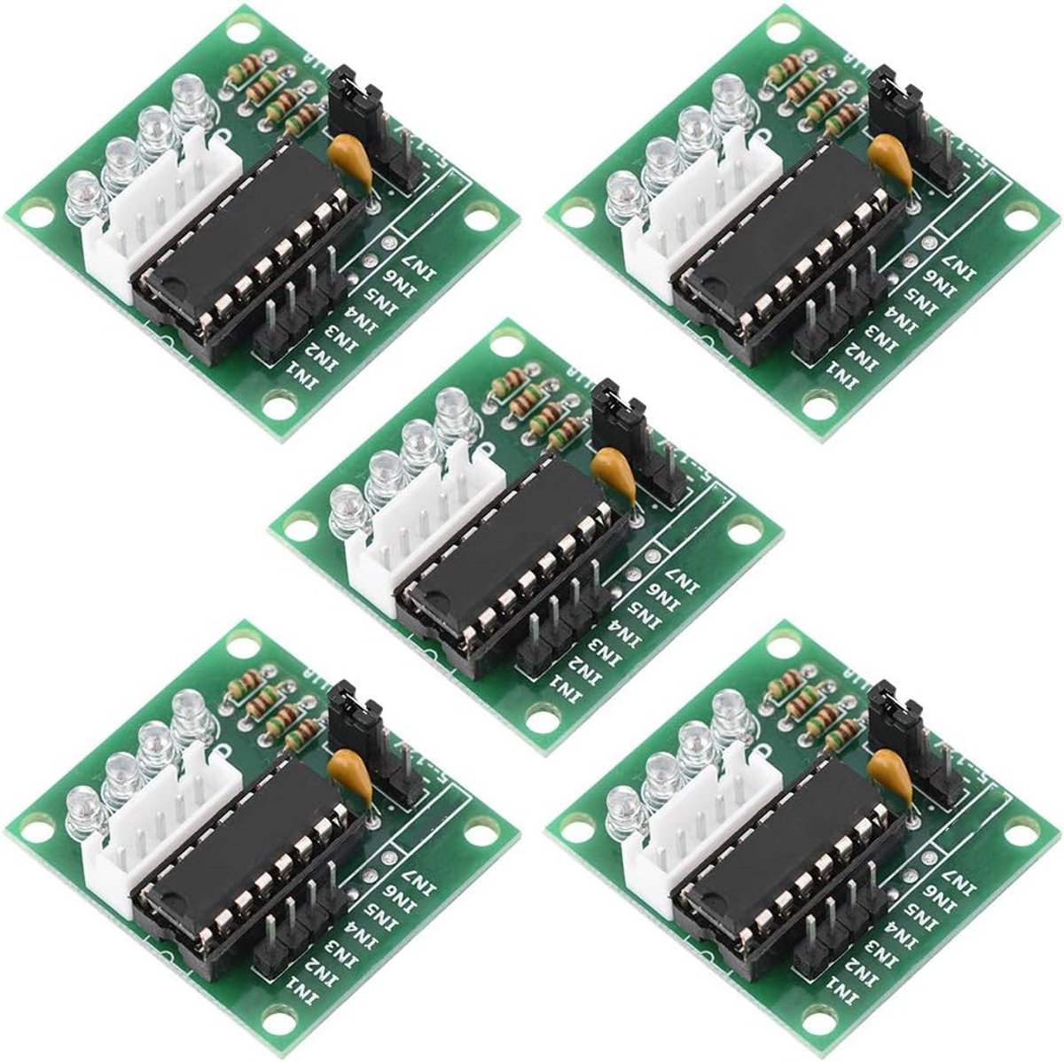 ULN2003 Driver Board - Stepper Motor Driver Module - LED Indicatoren - Ideaal voor CNC en 3D Printer - ShopVlot
