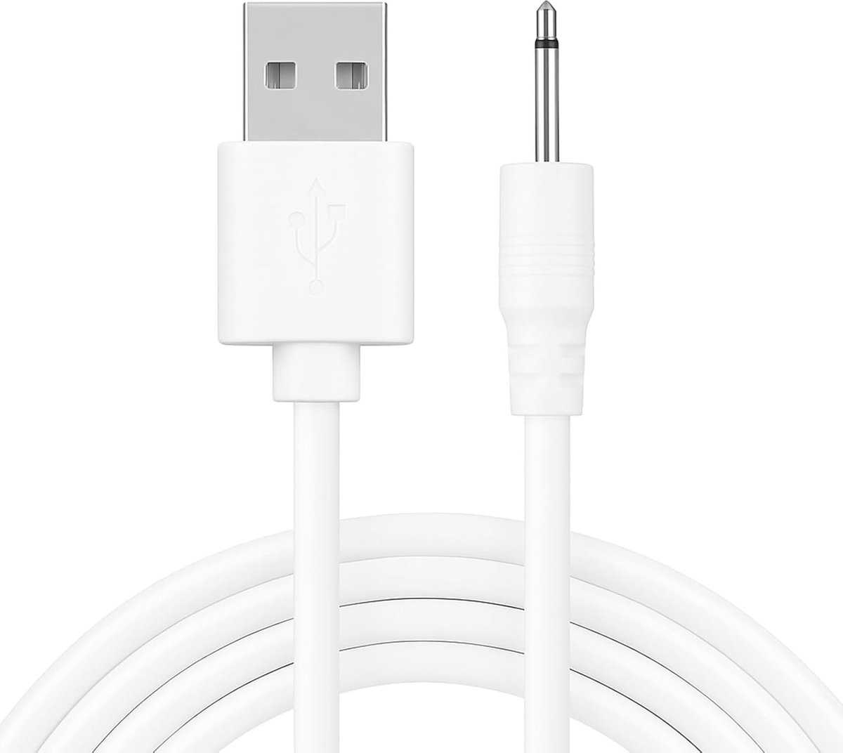 Opladerkabel 80 cm - USB DC 2.5 mm - Snellader - Ideaal voor massagers - ShopVlot