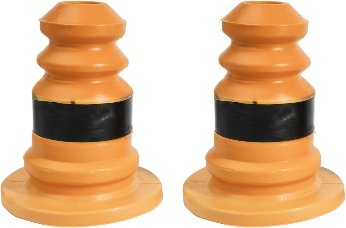 rubberen achterwielophanging - 2 stuks - elastische bump stop - perfecte pasvorm voor diverse modellen - ShopVlot
