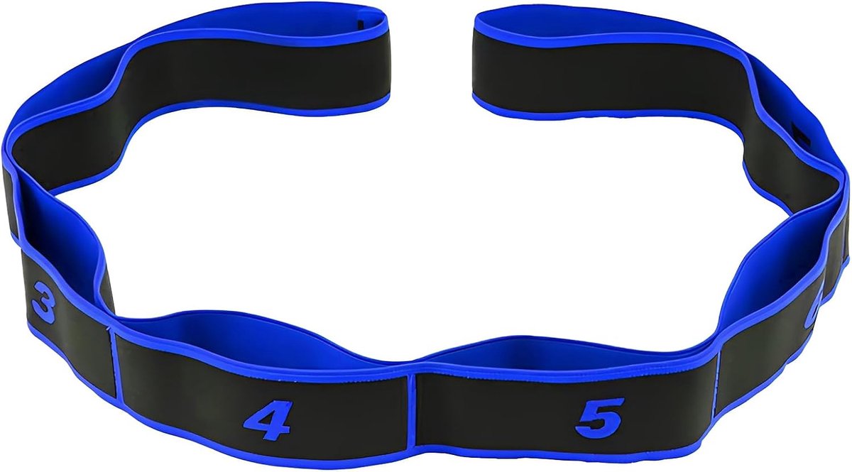 Elastische band voor krachttraining - 8 gespen - multifunctionele sportband - verbeter flexibiliteit - ShopVlot