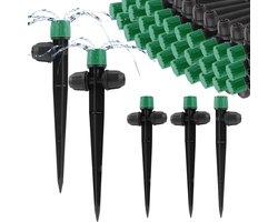 Druppelirrigatie Emitters 35 Stuks 360 Graden Verstelbaar Tuin Bewatering Systeem