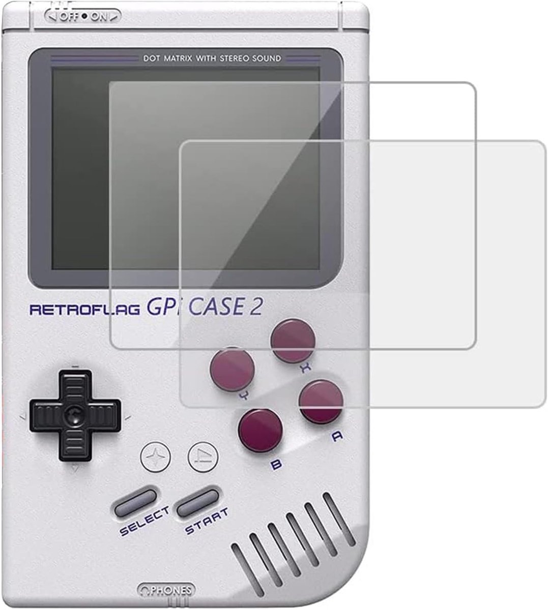 screen protector Retroflag GPi Case 2 - 0.26mm 9H gehard glas - bubble free en krasvrij - optimale bescherming - ShopVlot