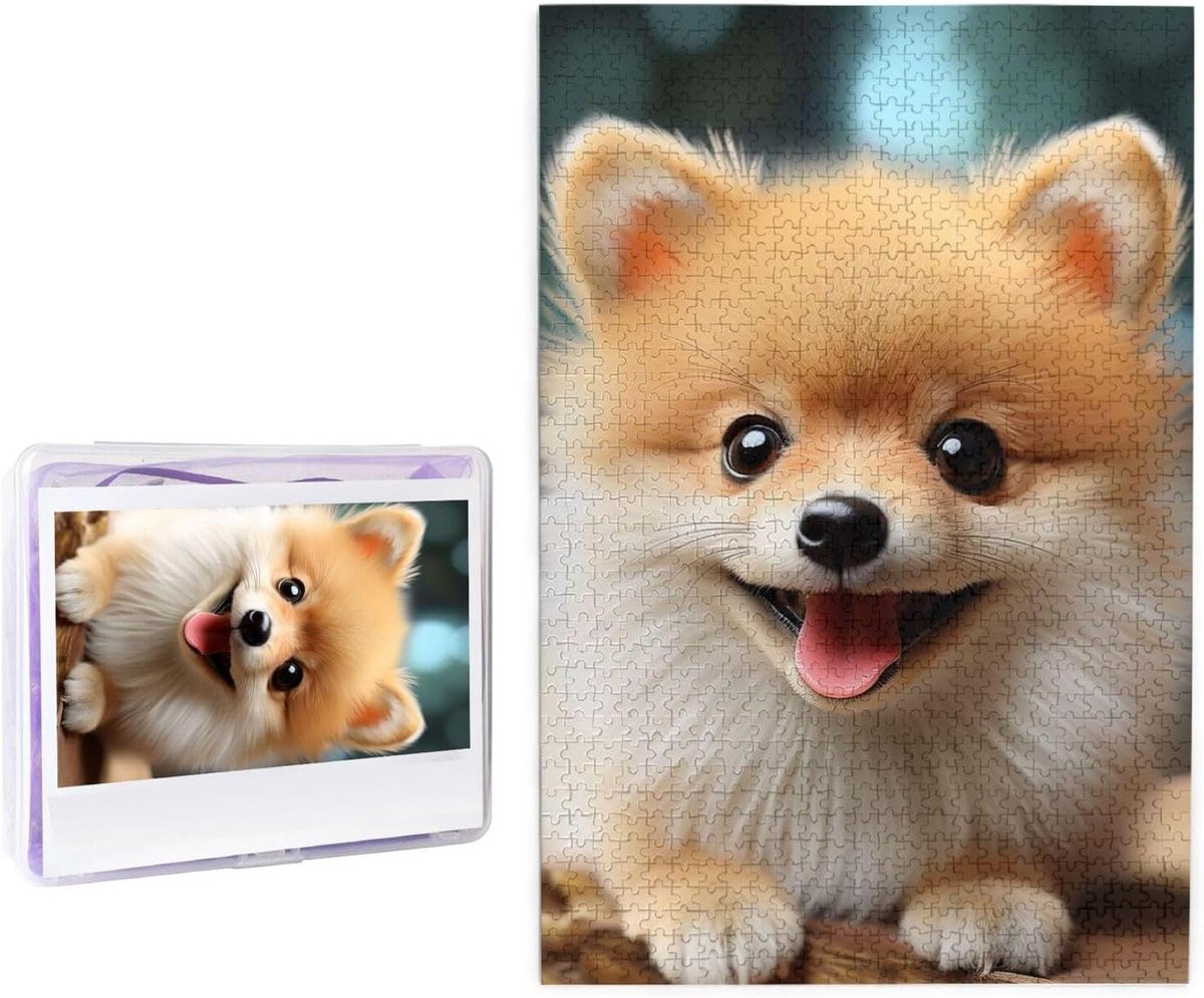 Houten Puzzel - Foto Puzzel - Gezinsactiviteit - Gepersonaliseerd Ontwerp - 1000 Stukjes - Wit