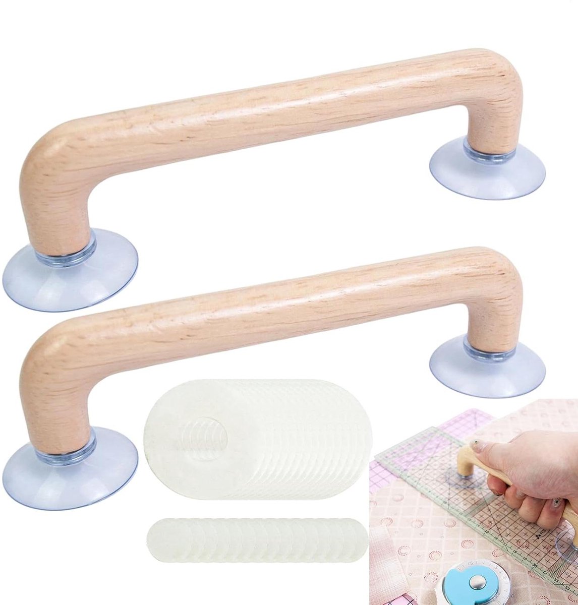 Quiltliniaal Grip - Stof Snijhulp - Nauwkeurig Quilten - Zuignap Stabiliteit - 145 cm Lengte - Niet gespecificeerd