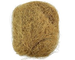Kokosvezel Bodem - Vogelnest Materiaal - Nestelen en Graven - Natuurlijke Schilvezels - 100 g - Meerkleurig