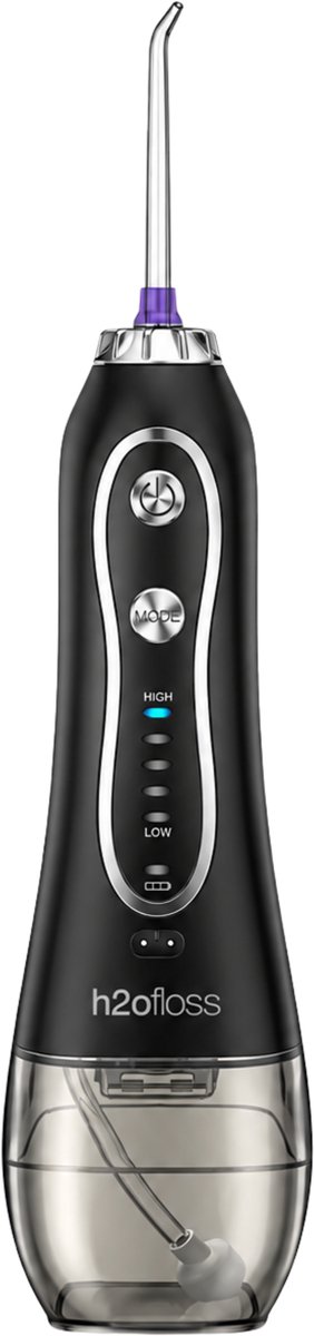 LuminiteRx waterflosser | 5 standen | 300 ml | 5 opzetstukken
