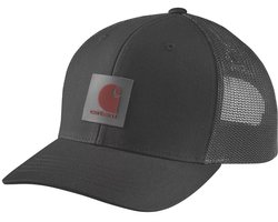 Carhartt Rugged Flex Twill Mesh-back Logo Patch Pet Zwart