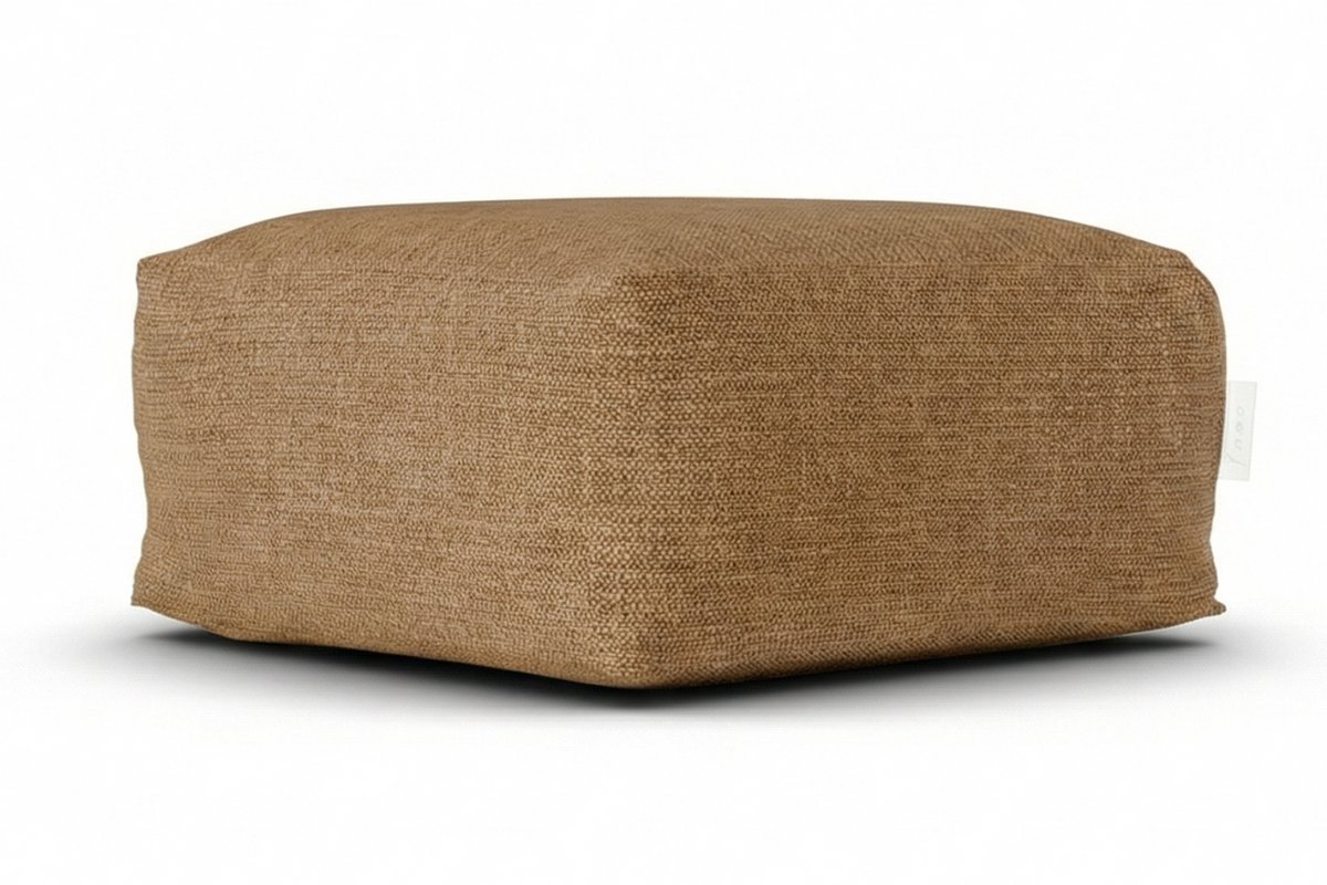Laui Lounge zitzak Boho Square Poof - Terre