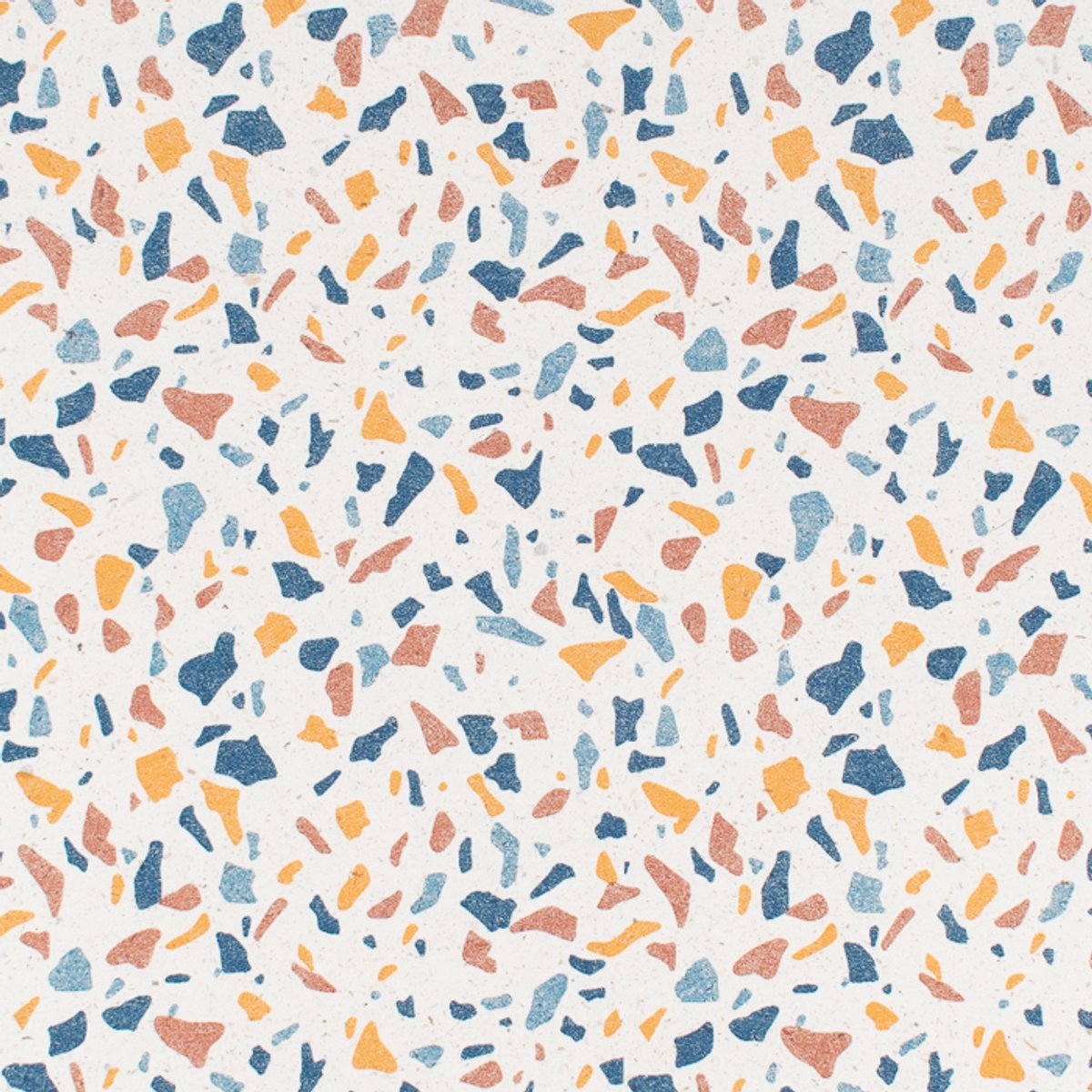 Inpakpapier - 50 cm x 100 m - wit terrazzo - graspapier - 100% gerecycled