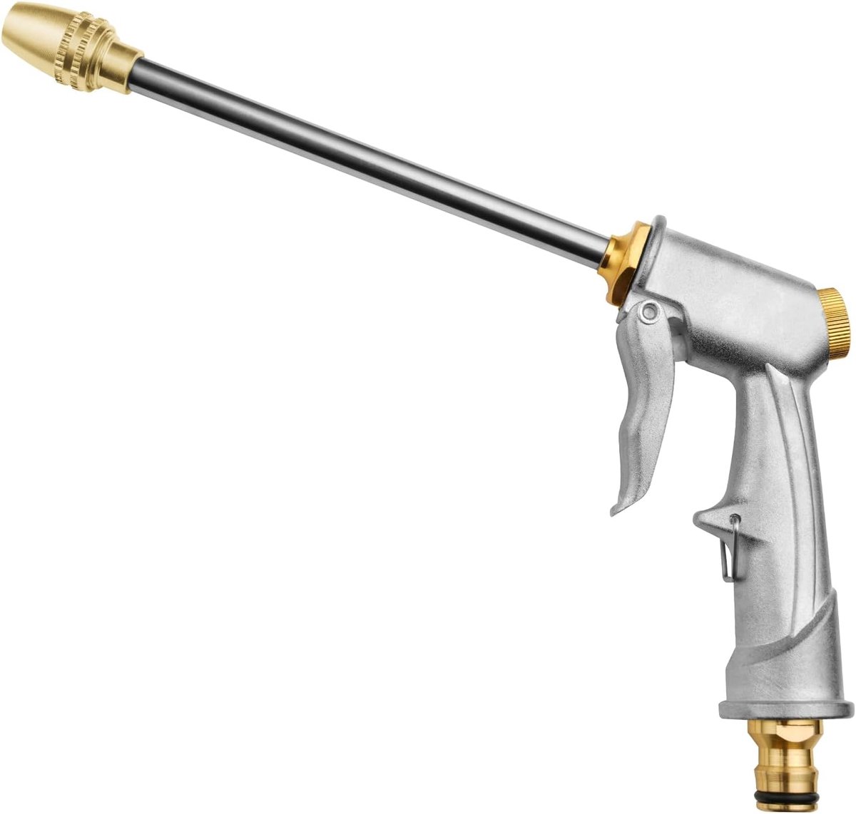 Spuitpistool - Hoge Druk - Tuinslang - Auto Wassen - Zilver