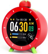 Inga® Kinder Wekker met Timer | Digitale Wekker Kind – 4 Alarmen | Luid Alarm | Visuele Timer | Kleurrijk Display | Voor School, Huiswerk & Routine