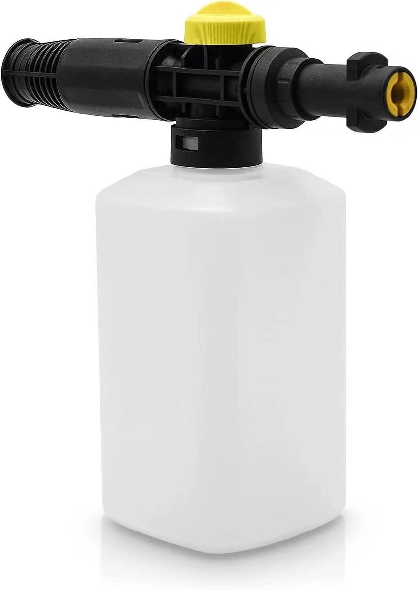 Dailygoods- Sneeuwfoamkanon 750ML - Hoge Druk - Verstelbare Sproeier - Schuimmachine - Auto/Motorfiets Wassen - Massief Plastic en Messing Fittingen - Schuimkanon