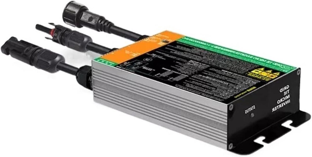 Micro-omvormer - PV Omvormer - Zonne-energie Omzetten - MPPT Technologie - 500W - Zilver
