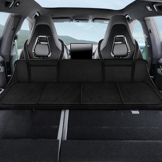 Auto Slaapmatras - Reisbed - Comfortabel Reizen - Niet-opblaasbaar - 437 x 362 cm - Zwart — afbeelding 2