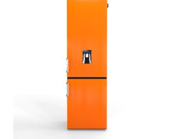 Nunki Large H2O – Koel-vriescombinatie – Waterdispenser – E-klasse – 268 liter – Bright Orange Gloss