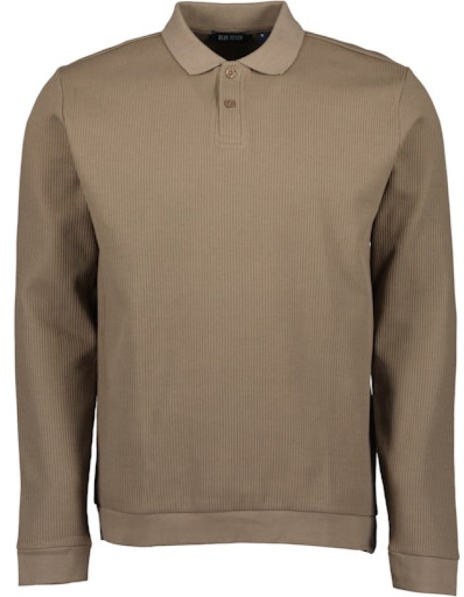 Blue Seven - heren - Polo 367535 bruin LM maat XL
