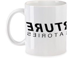 Keramische Mok - Koffiemok Cappuccino Kop - Drinken Warme Dranken - Fotorealistische Print - 330 ml - Wit