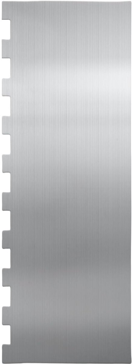 LISM-Taartspatel, taartaccessoires, taartschraper, deeghouder, roestvrijstalen taartspatel, bakaccessoires, taartboter, taartspatel van 22 x 7,8 cm Geschikt voor het gladstrijken van glazuur, doe-het-zelfgereedschap (gekarteld).