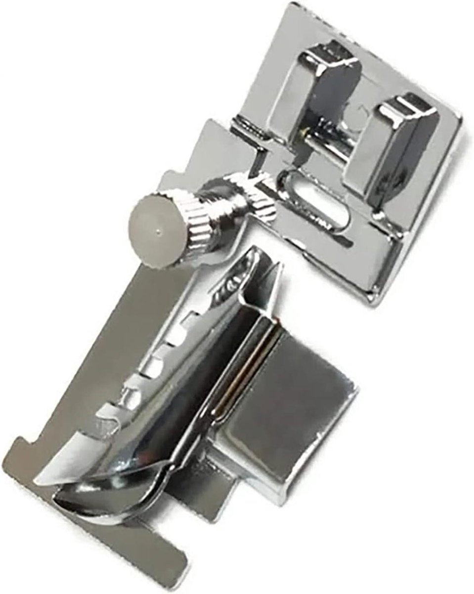 Biaisband Bindvoet - Naaimachine Voet Randstrip - Nauwkeurig Randen Stikken - Corrosiebestendig Metaal - 2.5 cm - Zilver