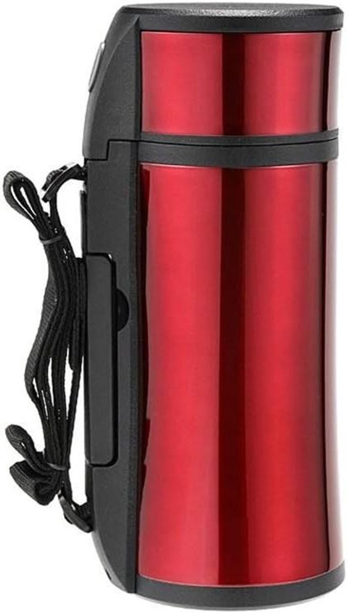 Isolatie Pot - Koffiepot Ketel - Outdoor Reizen - Vacuüm Isolatie - 2 Liter - Rood