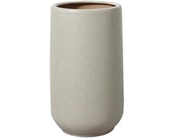 Hoge Ronde Plantenpot - Bloempot Keramiek - Planten Buiten Zetten - Met Drainagegat - 25x32.5x59 cm - Niet Gespecificeerd