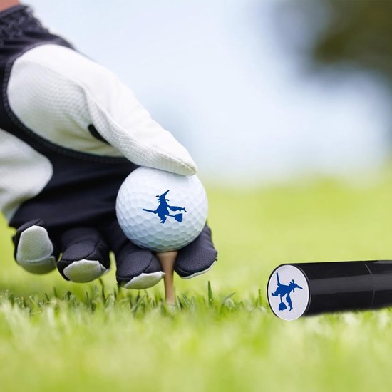 Golfbal Stempel - Marker Pen - Golfbaan Identificatie - Sneldrogende Inkt - 0.9 cm Afdruk - Zwart — afbeelding 3