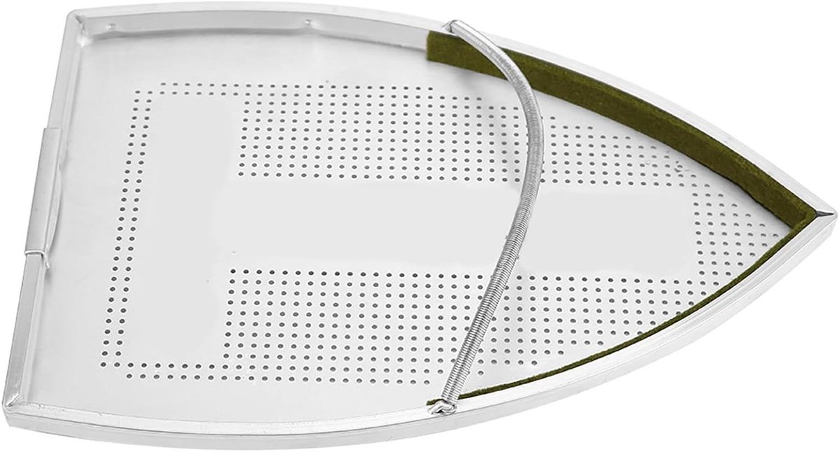 Strijkijzer Schoenovertrek - Strijkijzer Accessoire - Kleding Beschermen - Roestbestendig Aluminium - 21.5 x 15.5 cm - Zilver