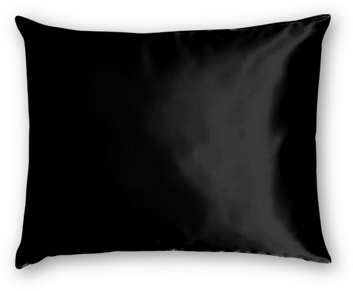100% Zijden kussensloop Zwart hotelsluiting | 19 Momme - Kussensloop | 50x60cm | 100% moerbei zijde - Satijn zijden kussensloop - Silk kussensloop - Silk Heaven - 50x60cm / Hotelsluiting