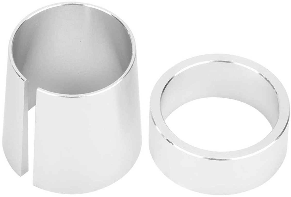 Dailygoods - Koppelingsas - Aluminium Accessoire - 1 Inch Taps Toelopende Adapter - Zilver - Geschikt voor Gasgolfkar - Adapter Connector