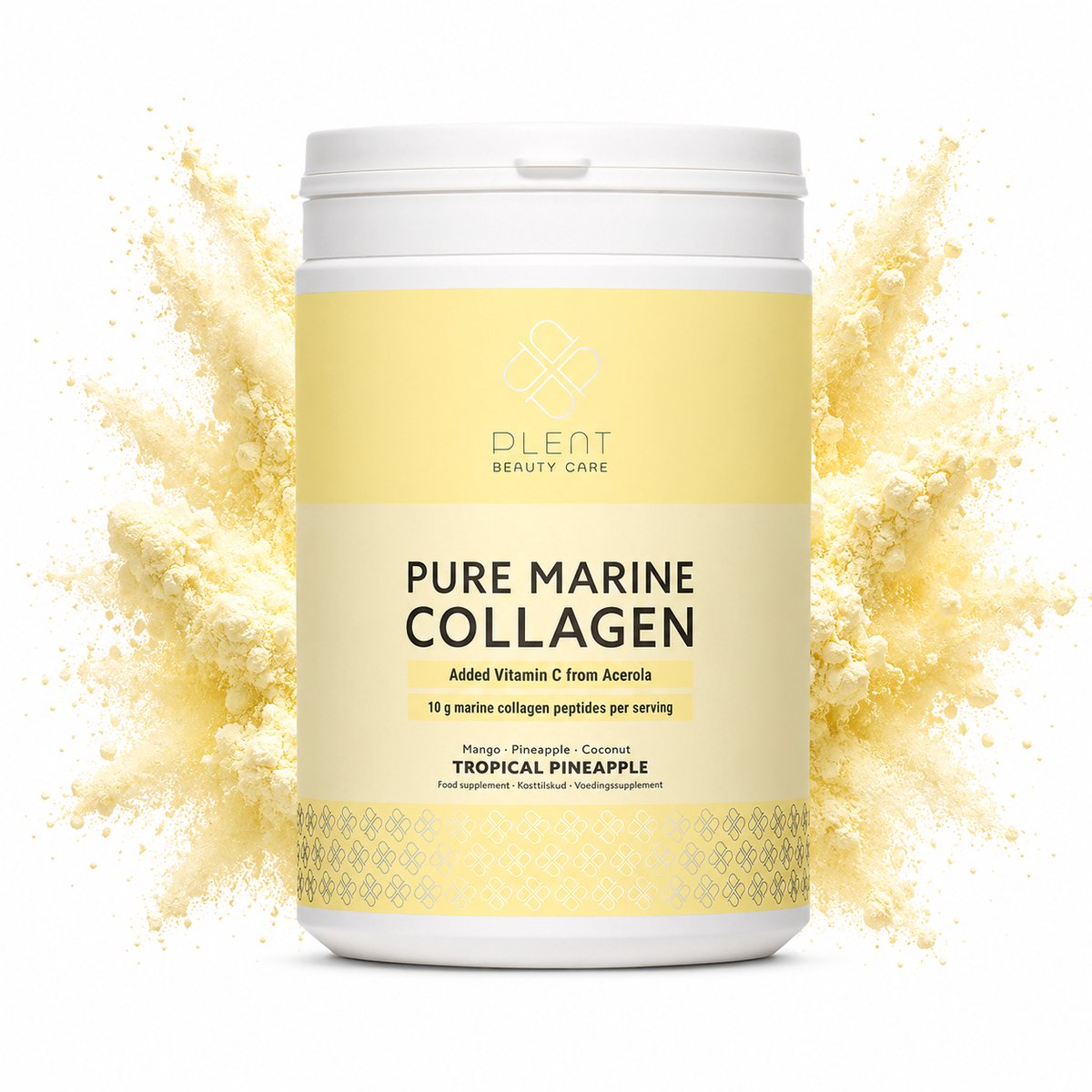 Plent - Vis Collageen Tropical Pineapple (+ Vit C) - 300 g - Volledig Natuurlijk En Met Een Heerlijke Frisse Smaak