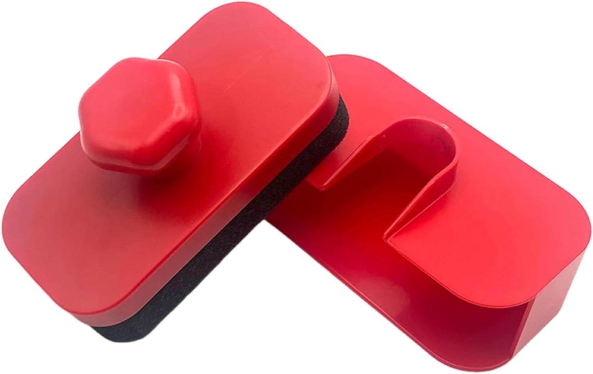 Banden Glans Applicator - Bandenspons Wieldoppen - Auto Onderhoud - Gelijkmatige Verdeling - 14.3 x 9.1 x 8.8 cm - Zwart