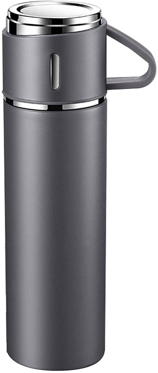 REDOM RVS Thermosfles 500 ml - Isolatiefles voor Werk, Sport & Reizen thumbnail 6