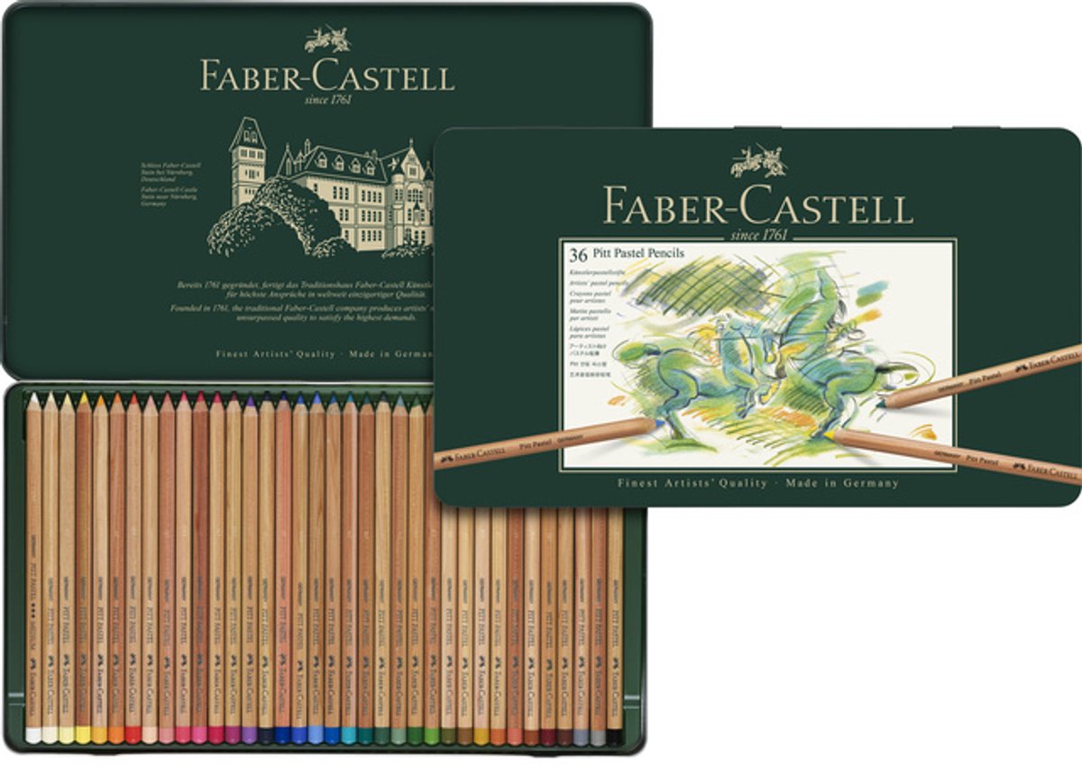 Faber-Castell pastelpotloden - Pitt - 36 stuks - FC-112136 — cadeau in Hobby - foto 8