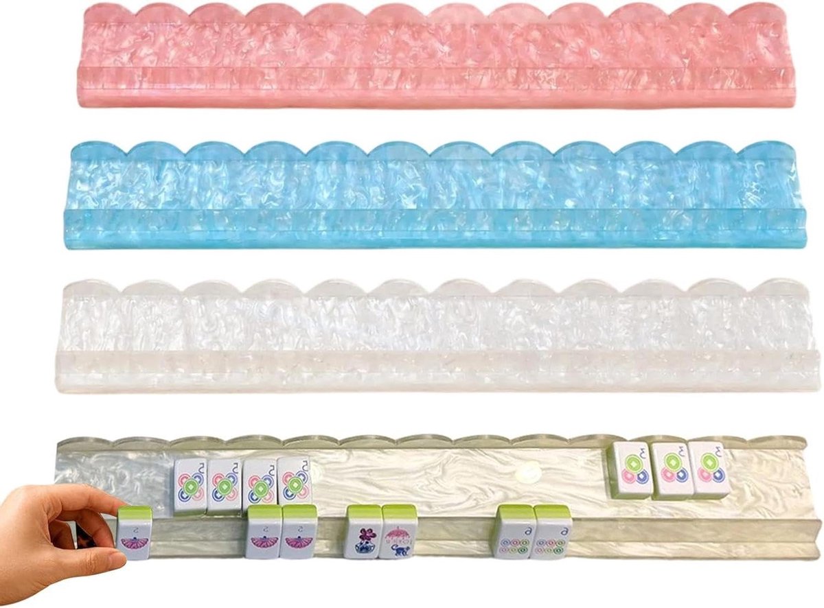 Mahjong Tegelhouder - Tegelstandaard Spelhouder - Mahjong Spelen - Antislip Acryl - 444 cm - Uniek