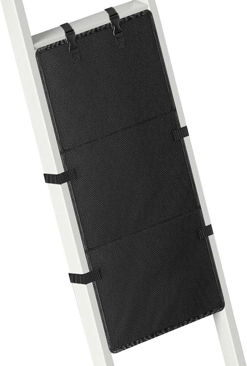 Ladder Bescherming - Bed Ladderhoes - Valpreventie Thuis - Verstelbare Klemmen - 79x37x3.5 cm - Zwart