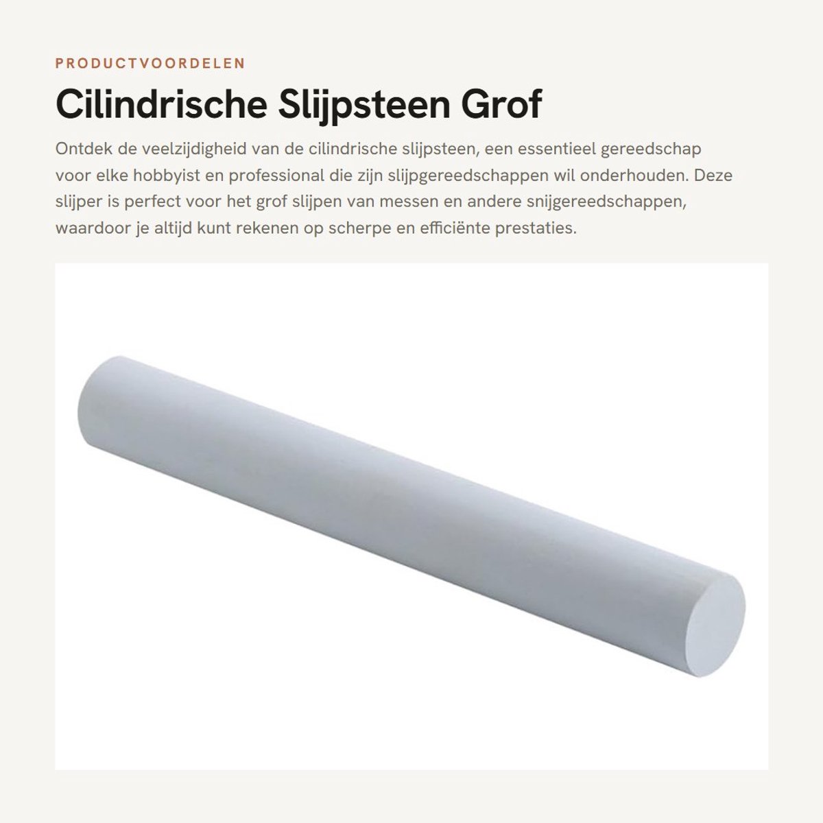 Dailygoods- Slijpsteen Cilindrisch 800# Korrelgrootte - Slijpsteen voor Messen - Slijpsteen Set - Slijpstaaf - Slijpsteen Snoeischaar - Lichtgroen 150 x 20 mm - Slijpgereedschap