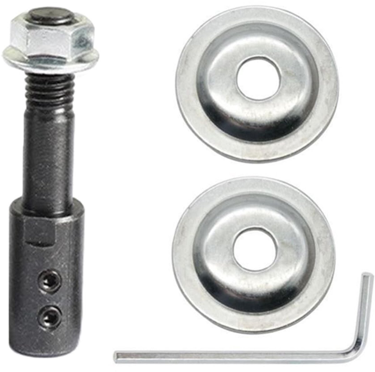 Dailygoods - Motor Arbor Adapter - Verlenger voor Schuurmachine - 12mm Formaat - Geschikt voor Polijstmachines en Schuurwielen - Accessoire voor Geree...