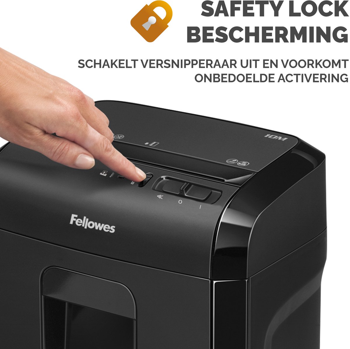 Fellowes Papiervernietiger 10M - Micro Cut P-5 thumbnail 2