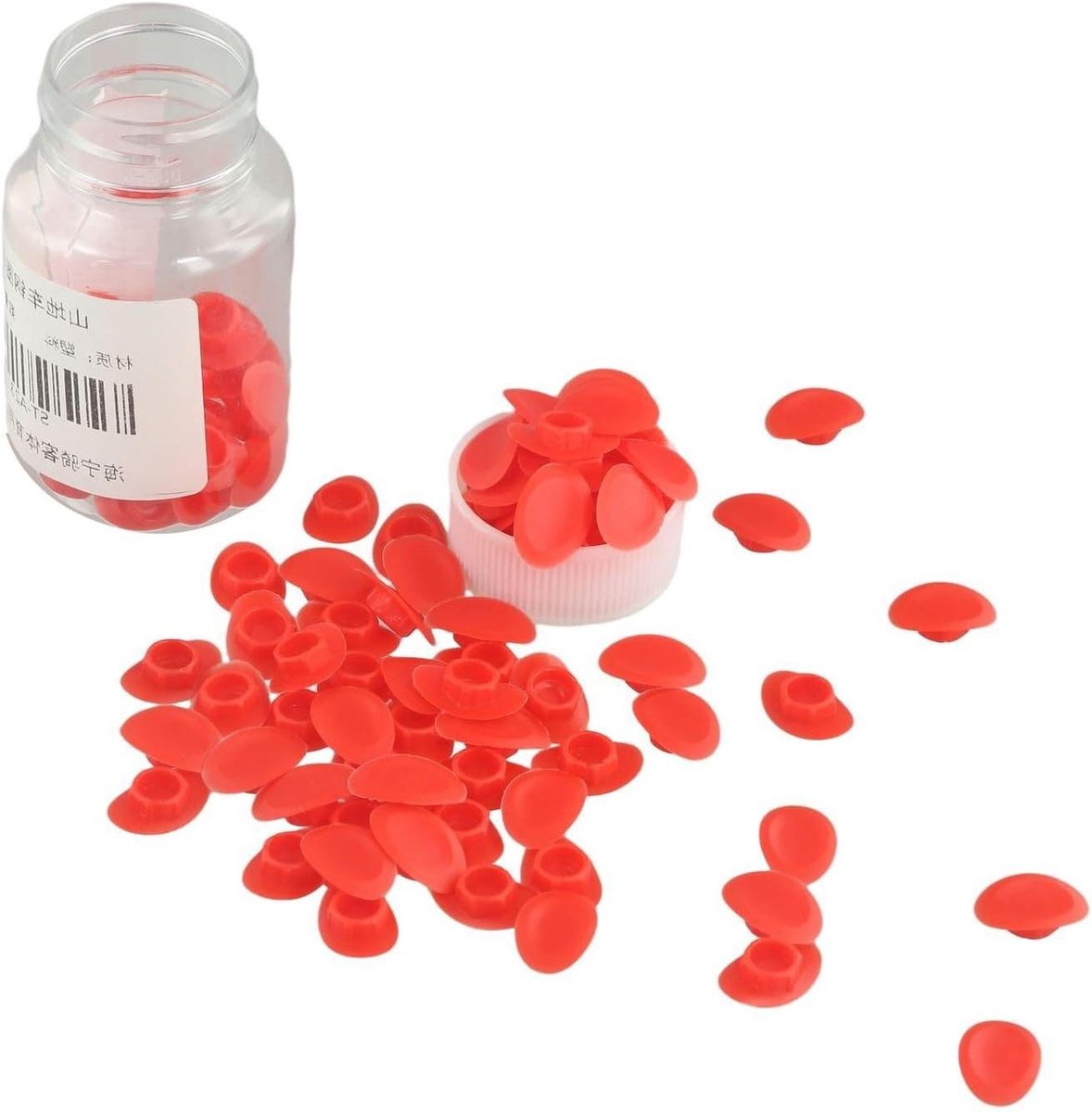 Fietsonderdelen Velg - Fietsventiel Ring - Fietswiel Bescherming - Geen Velglint Nodig - 3-9.3 mm Gat - Rood