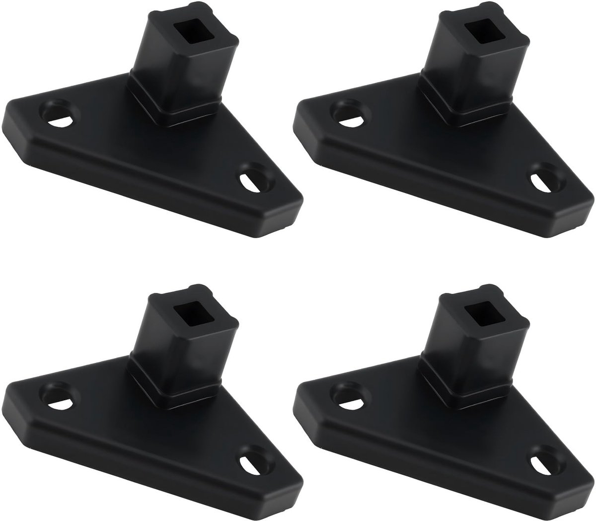 Dailygoods- Voetbeugels 4 Stuks - Ondersteuning voor Pop-up Tent - Kunststof - Stabiele Bodemondersteuning - 20 mm Binnendiameter - Weerbestendig - Tentvoet