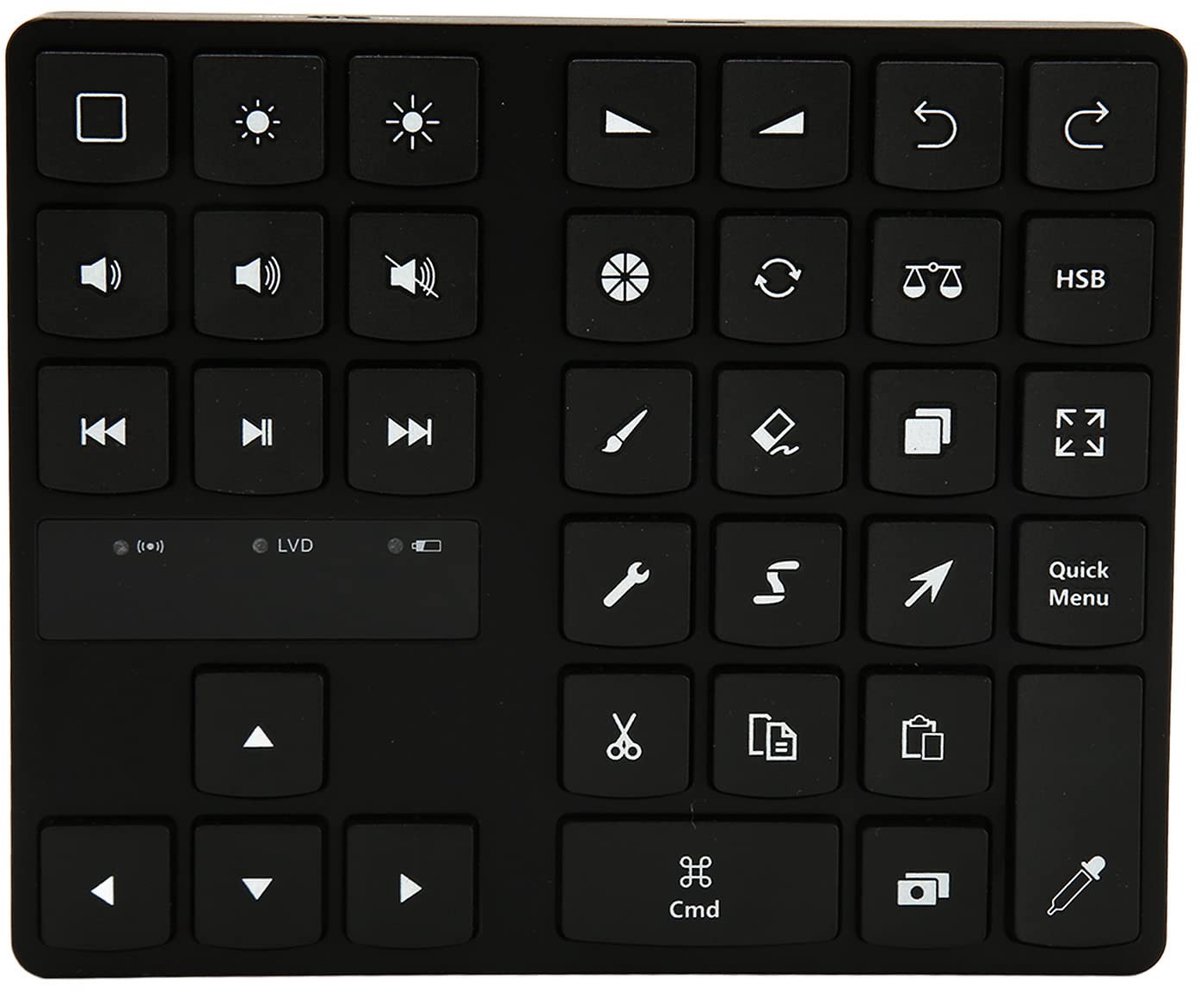 Dailygoods- Tekentoetsenbord Ergonomisch Ontwerp - Compact Toetsenbord - Verlicht - Voor Procreate - Voor OS X - Eenvoudige Bediening - Sneltoetsenbord