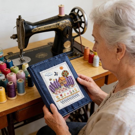 Borduurboek Beginners - Naaihandleiding Patronen - Handwerk Leren - Meer Dan 90 Patronen - 17.5 x 23 cm - Unieke Kleuren — afbeelding 4