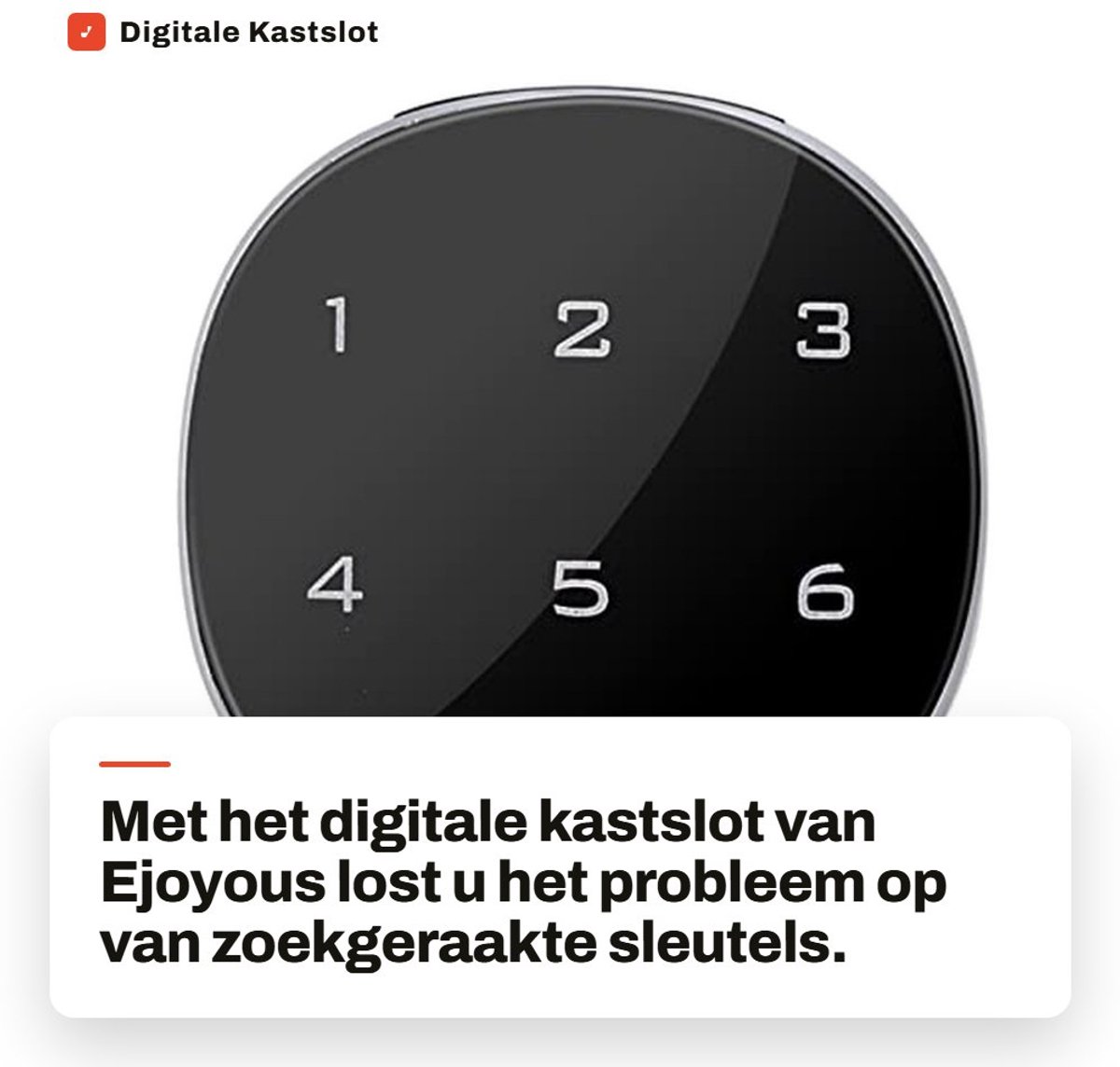 Dailygoods - Digitale Kastslot met Cijfercombinatie - Veilig en Gemakkelijk te Installeren - Perfect voor deurbewaking - Robuuste constructie - Ideaal...
