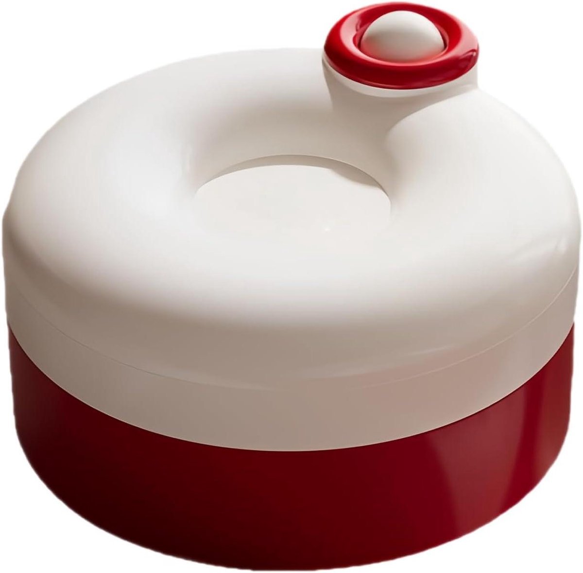 Reis Naaiset - Naai Accessoires - Reparaties Onderweg - Magnetisch Draaiend Etui - 13 cm - Rood Groen