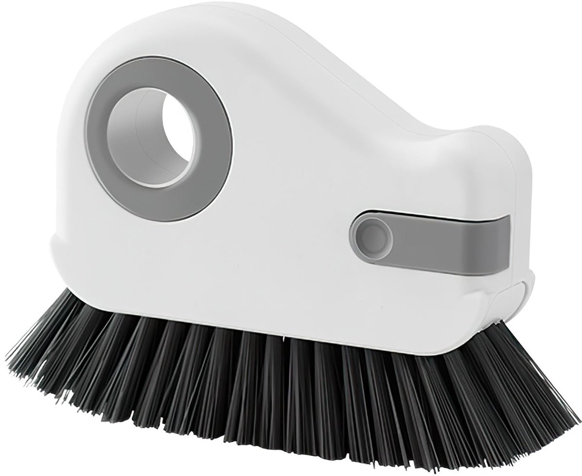 Dailygoods- Groefreinigingsborstel Draagbaar - Raamkozijnreiniger - Voegenborstel - Vensterreiniging - Multifunctionele Borstel - Harde Borstelharen - Reinigingsborstel