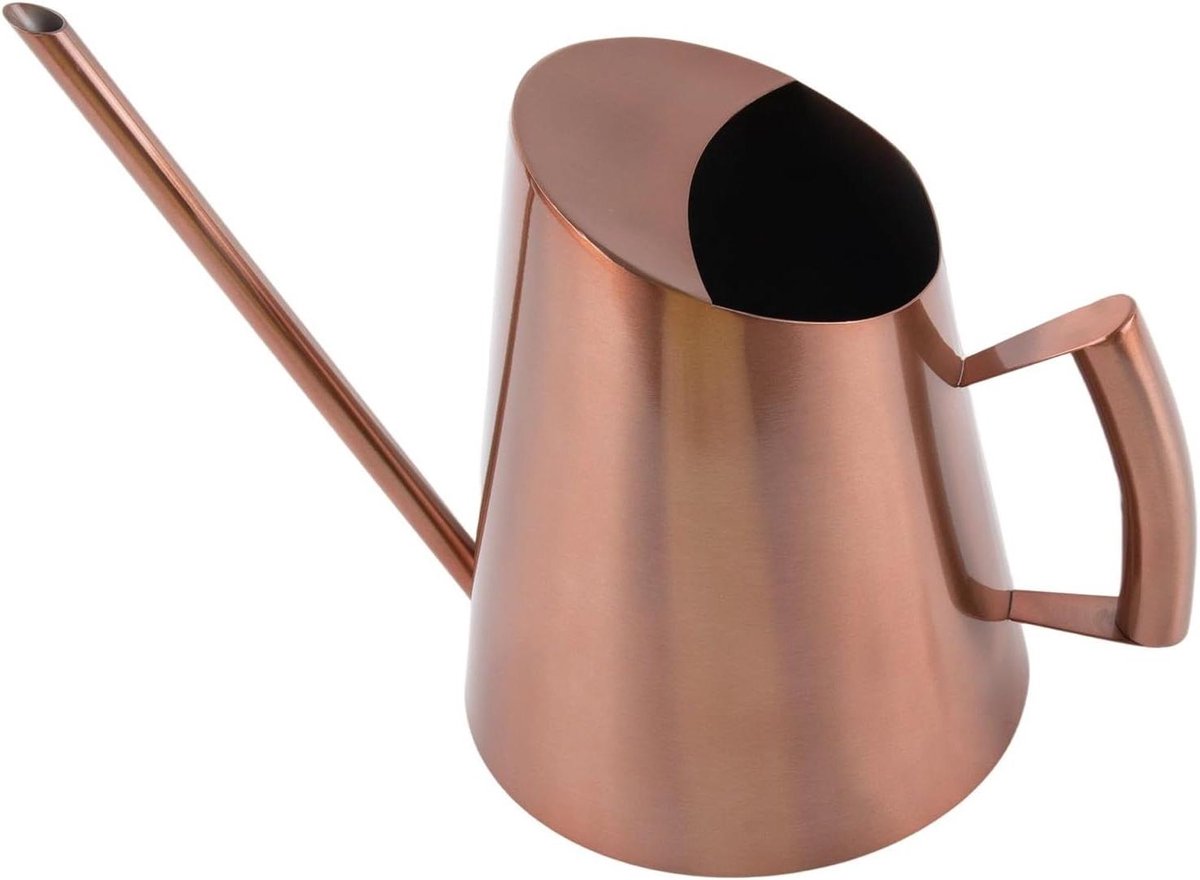 Roestvrijstalen gieter - Metalen plantenpot - Planten verzorgen - Nauwkeurige lange tuit - 1500 ml - Goud