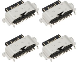 Dailygoods - USB-C Connector - 4 Stuks - Hoge kwaliteit - Compact formaat - Type C poort - Geschikt voor meerdere apparaten - Geschikt voor Umidigi A7...